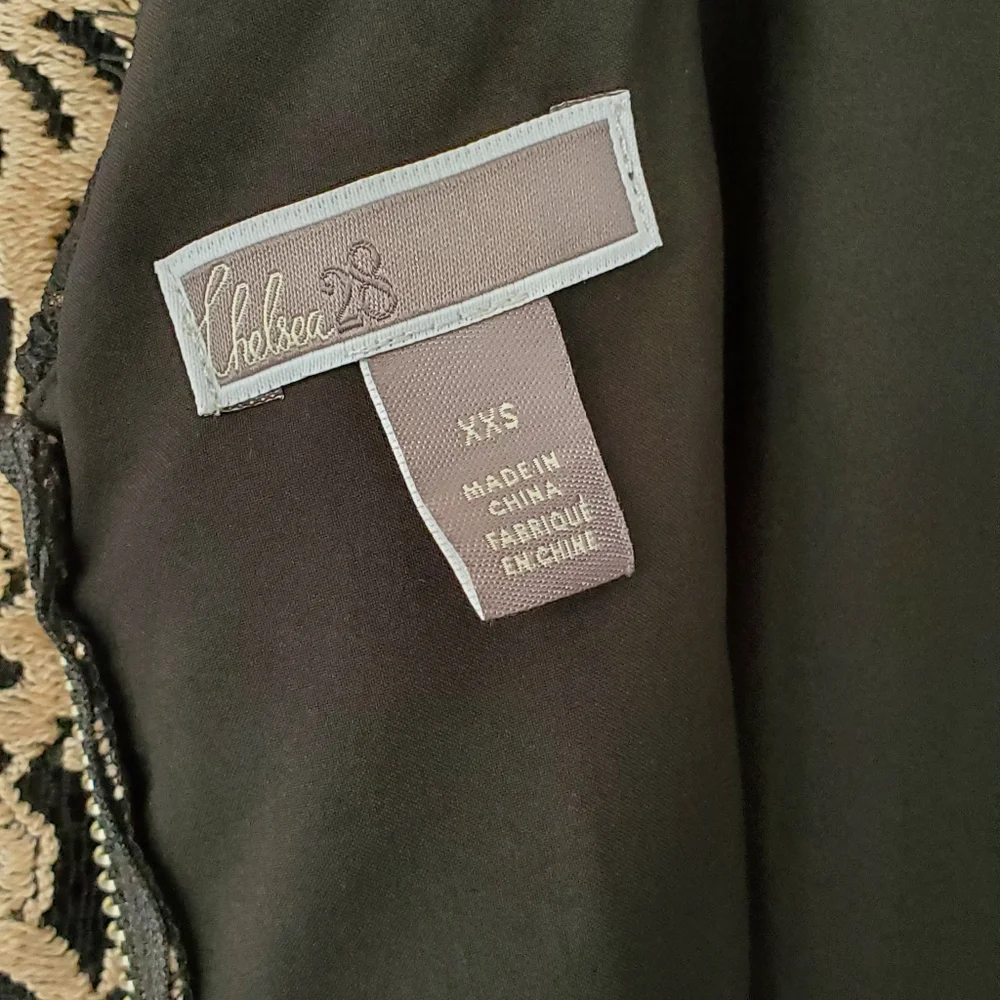Chelsea28 Sz XXS 3/4 Sleeve Lace Cocktail Dress - Picture 7 of 8